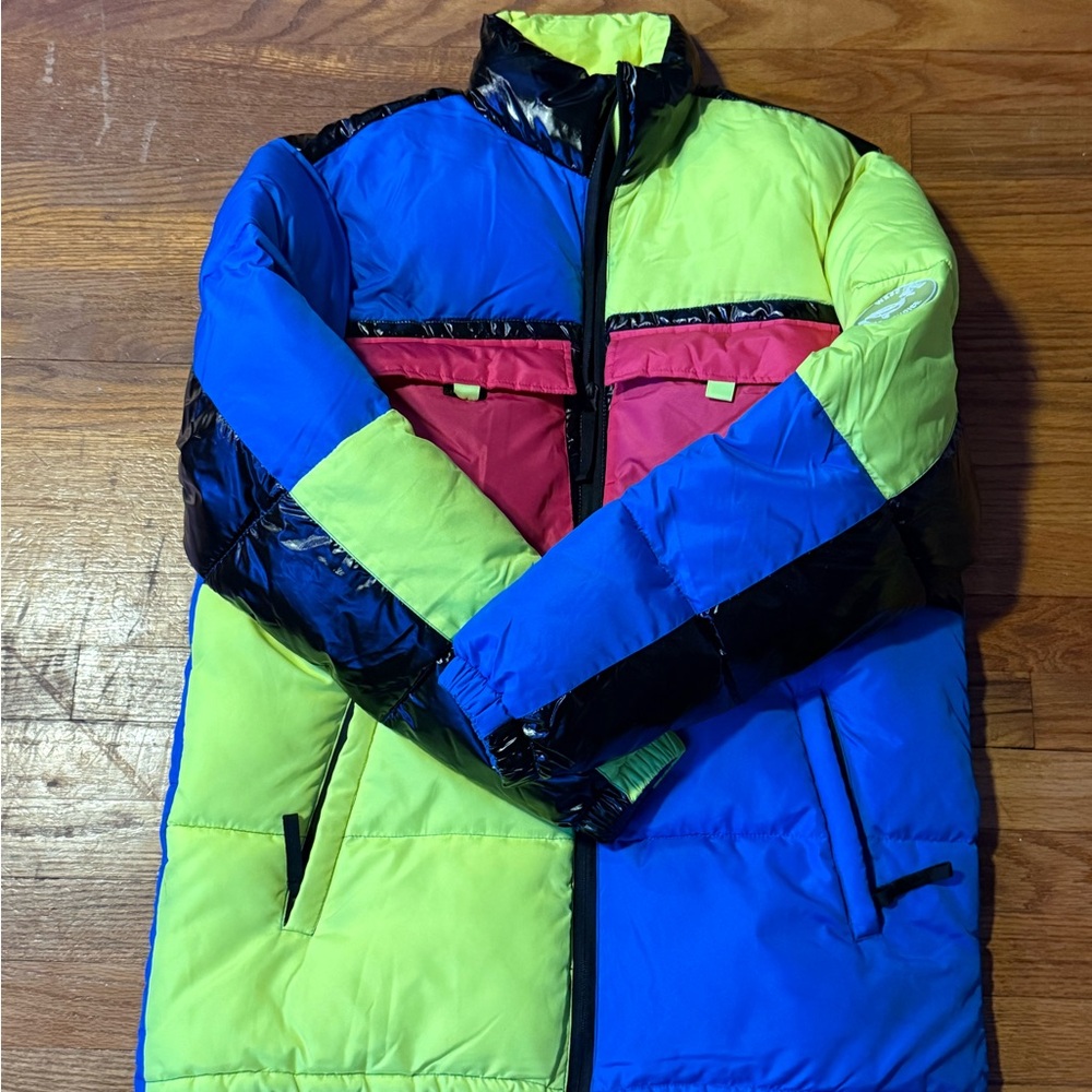Wesc Vegan Jacket with Yellow and Pink Accents